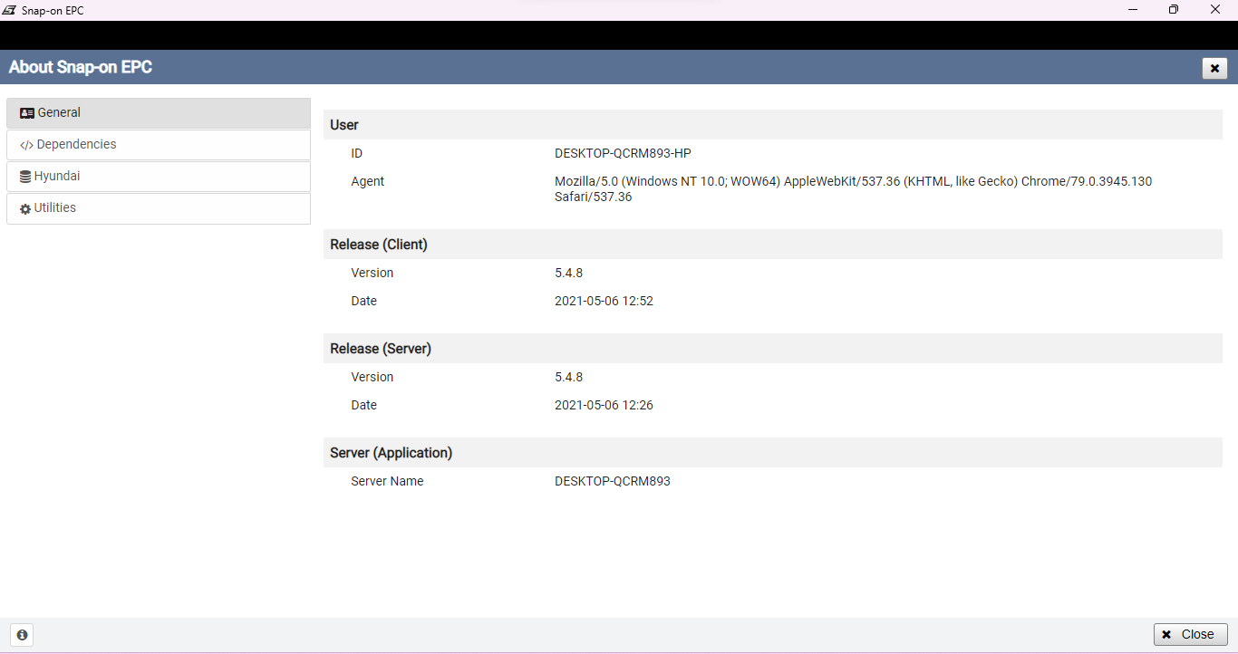 HYUNDAI SNAP-ON GLOBAL EPC 5.0.1.0 [2021.09]