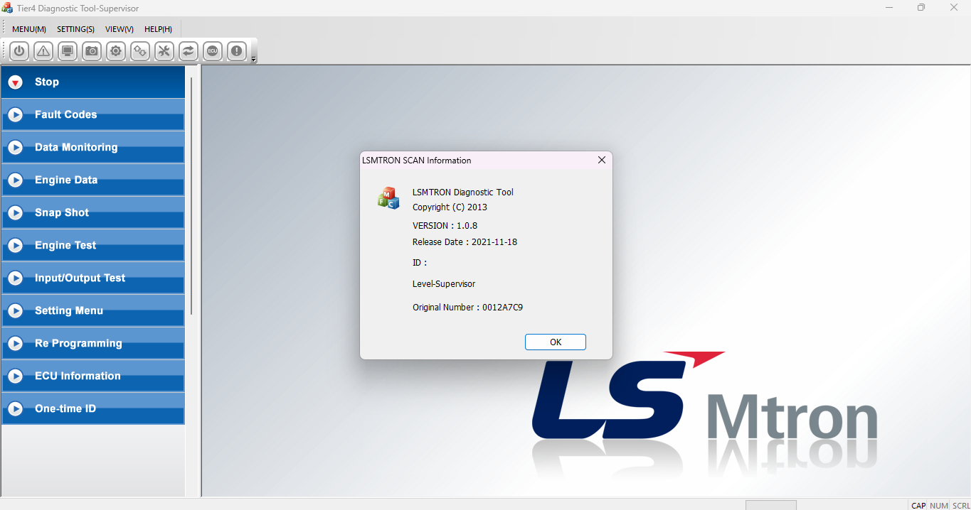 LSMTRON DIAGNOSTIC TOOL LS TIER4SCAN 1.0.8 [2021.11]