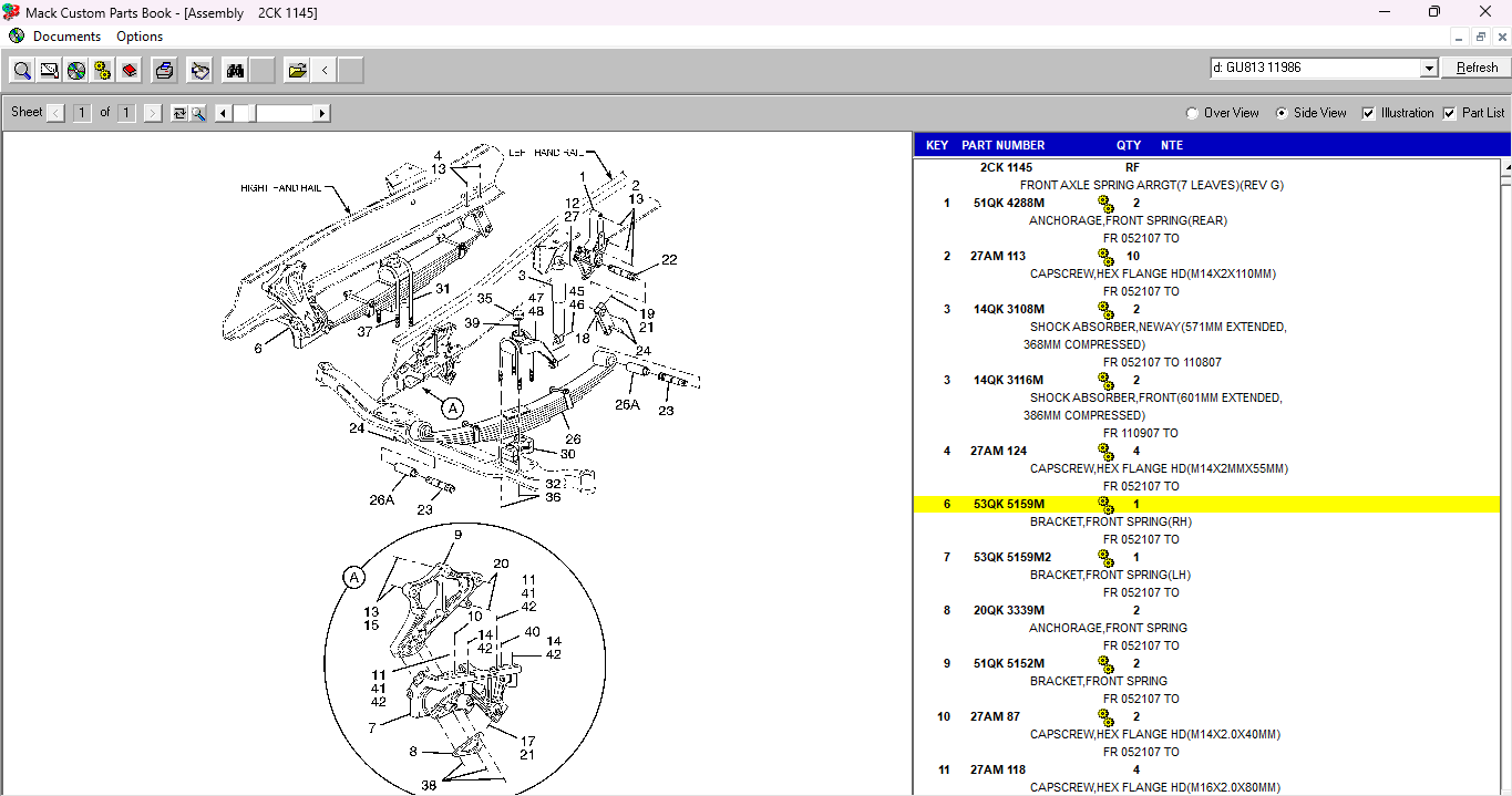 MACK CUSTOM PARTS BOOK GU813 1.0 [2010.02]