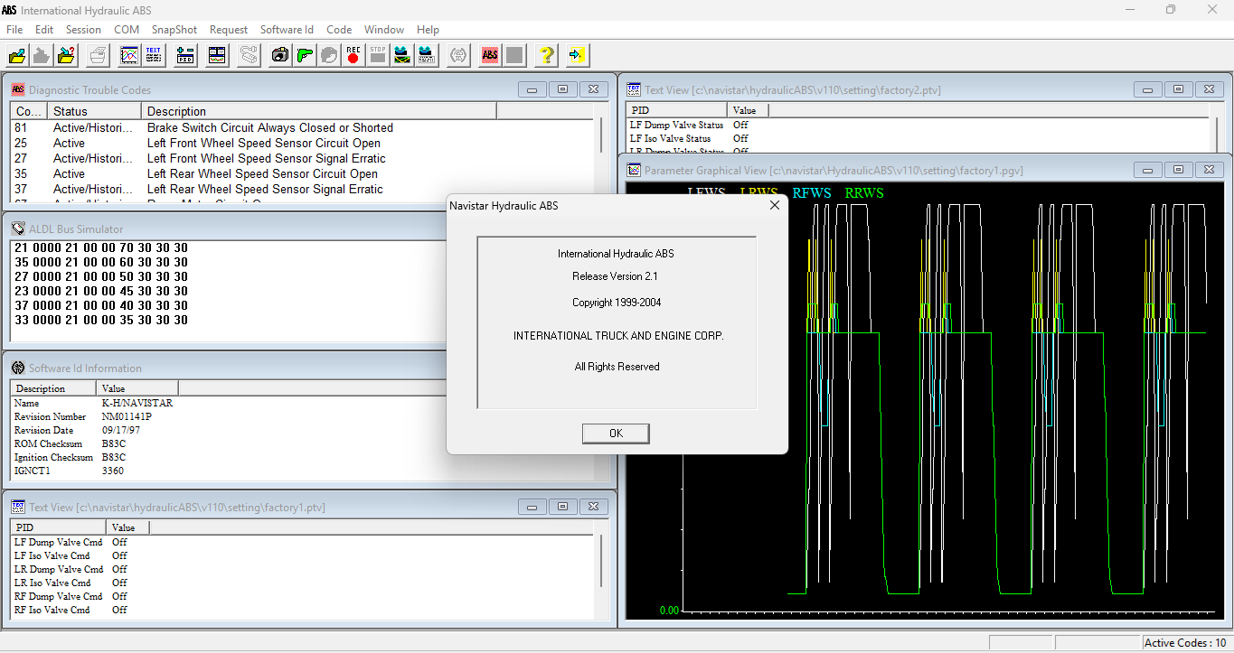 INTERNATIONAL HYDRAULIC ABS 2.1