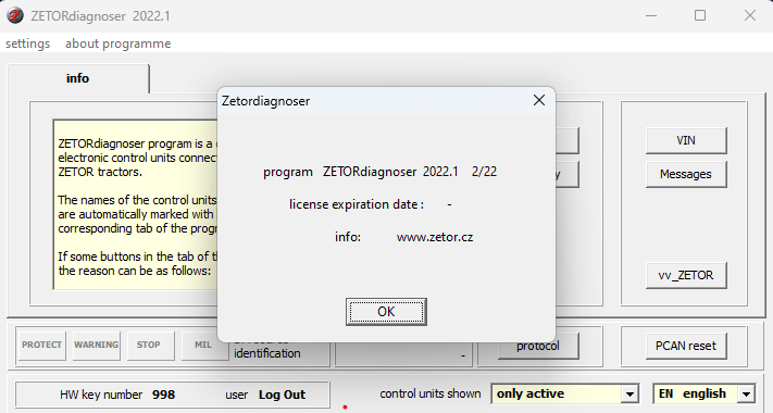 ZETOR DIAGNOSER [2022.01]