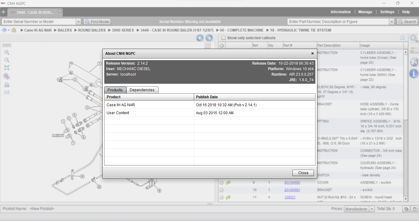 CASE AGRICULTURE NORTH AMERICA EPC 2.14.2 [2018.11]