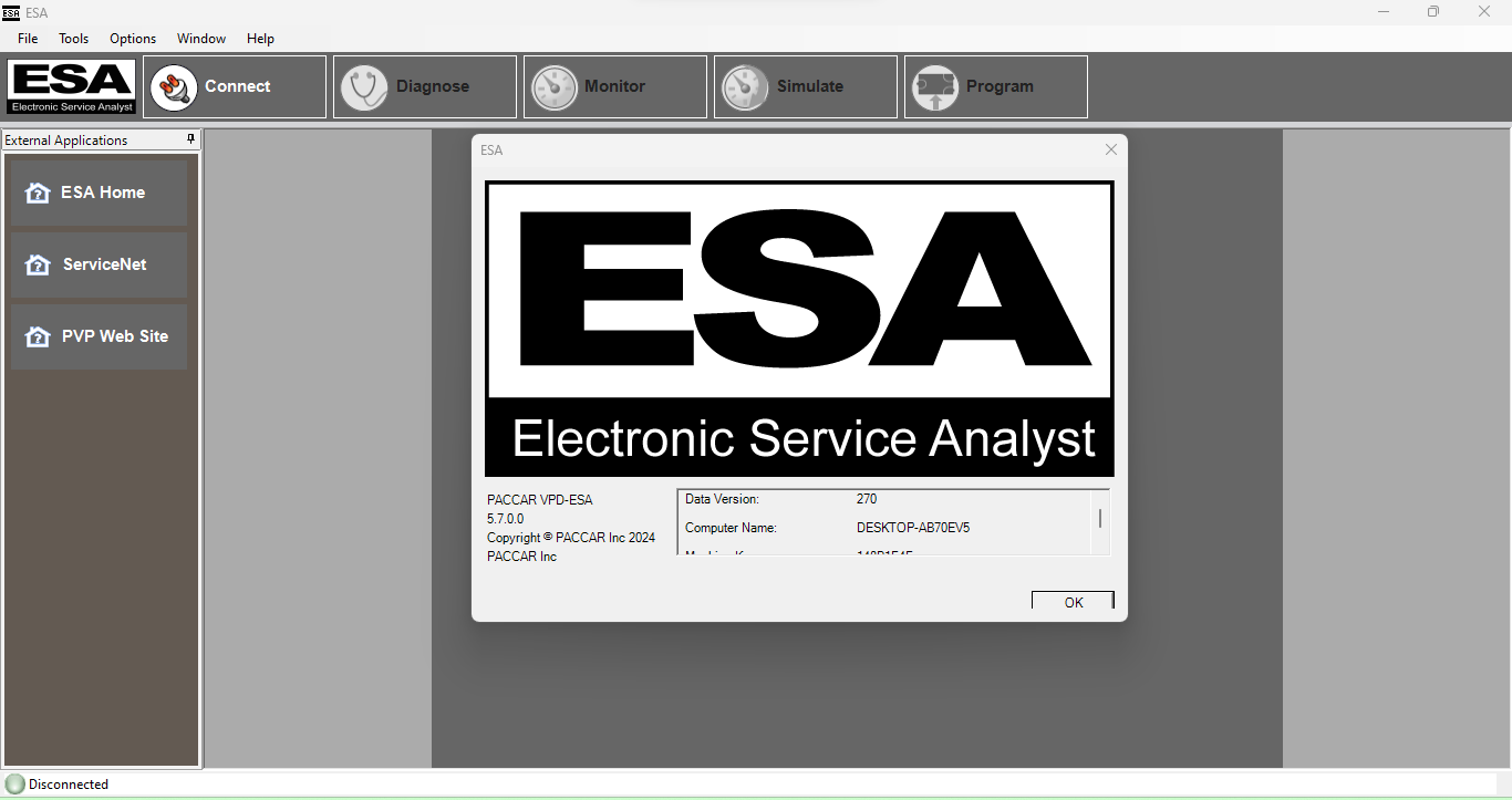 PACCAR ESA 5.7.0.0 [2024.02]