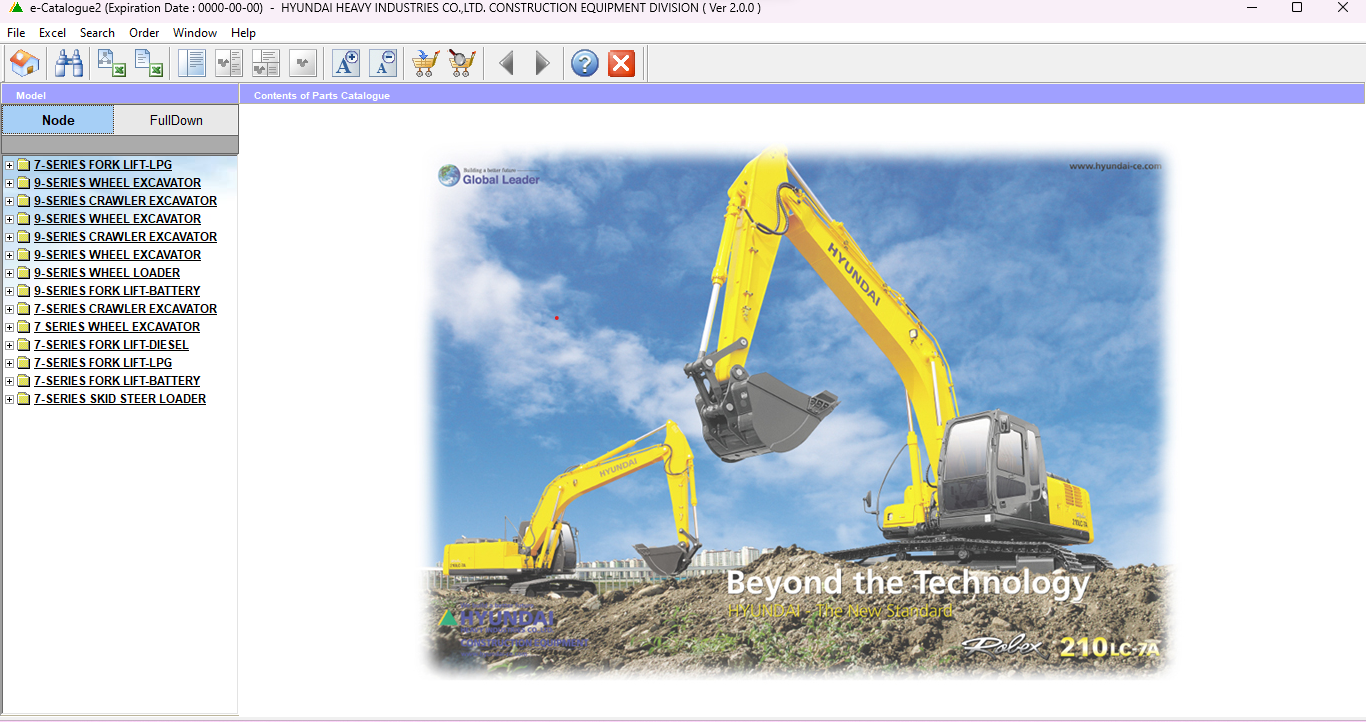 HYUNDAI ROBEX HEAVY PARTS CATALOG 2.0.0 [2013]