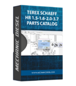 TEREX SCHAEFF HR 1.5- 1.6-2.0-3.7 PARTS CATALOG